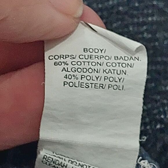 Fender Custom Shop Lucky Brand Men's Large Long Sleeve Pullover Sweater Blue - Picture 6 of 10